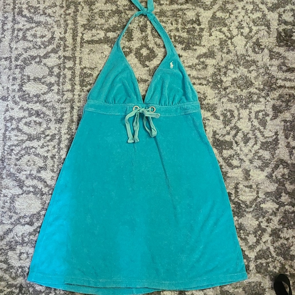 Teal Ralph Lauren Cover Up Dress